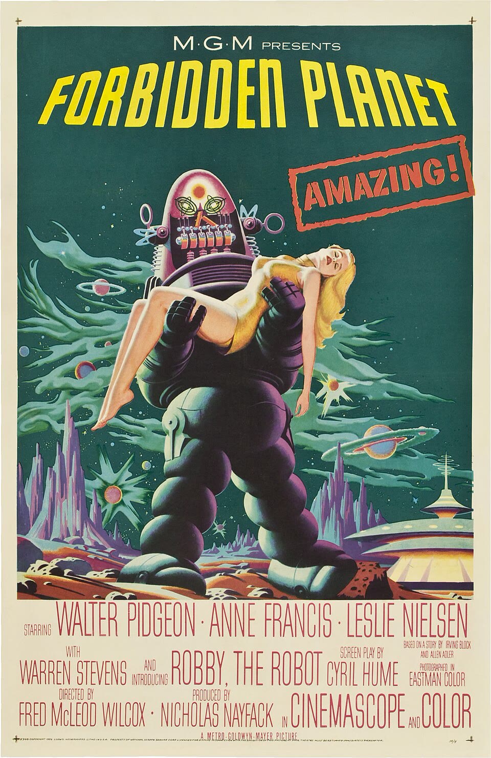 Affiche van Forbidden Planet (1956)