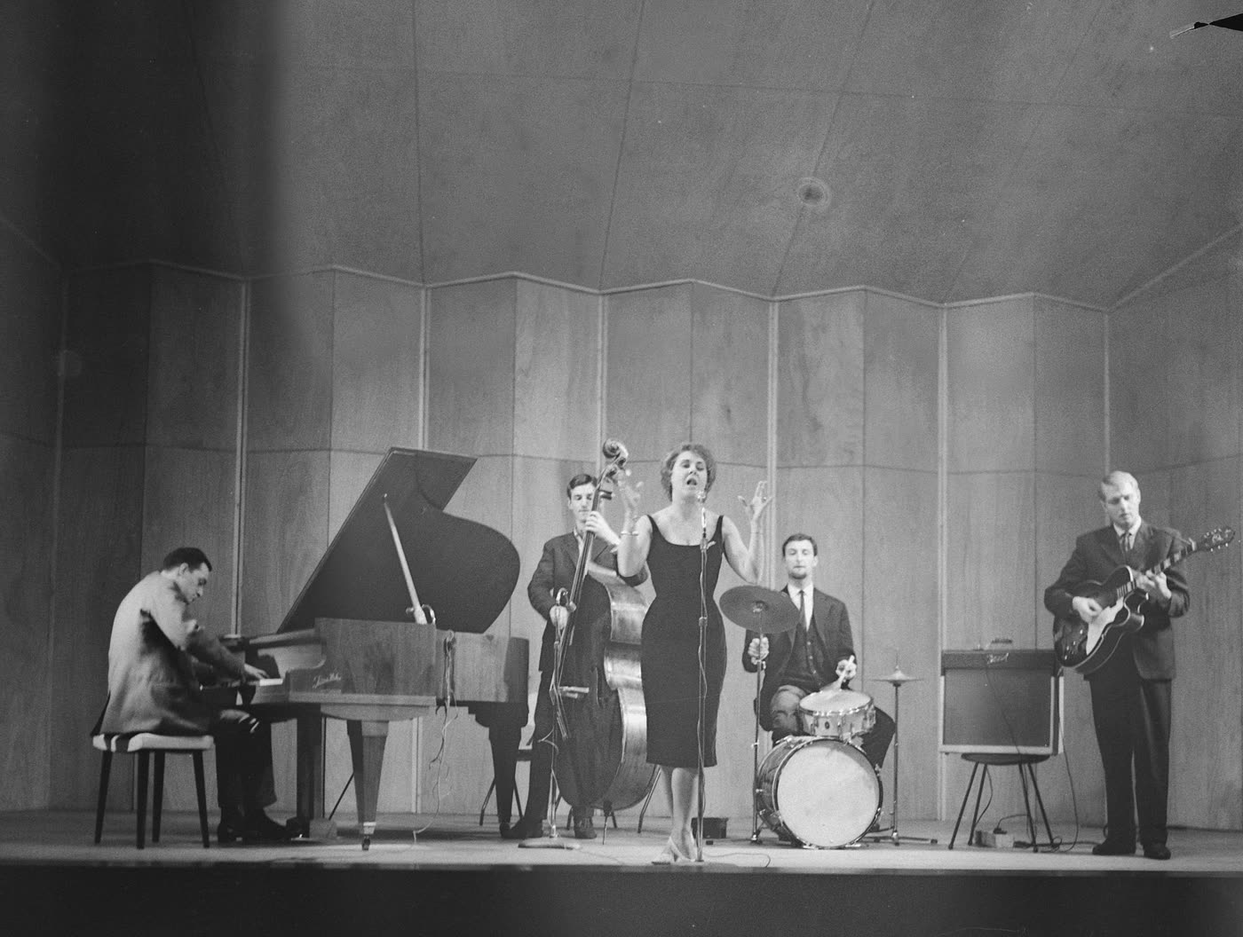 Rita Reys met Pim Jacobs, Ruud Jacobs, Cees See en Wim Overgaauw