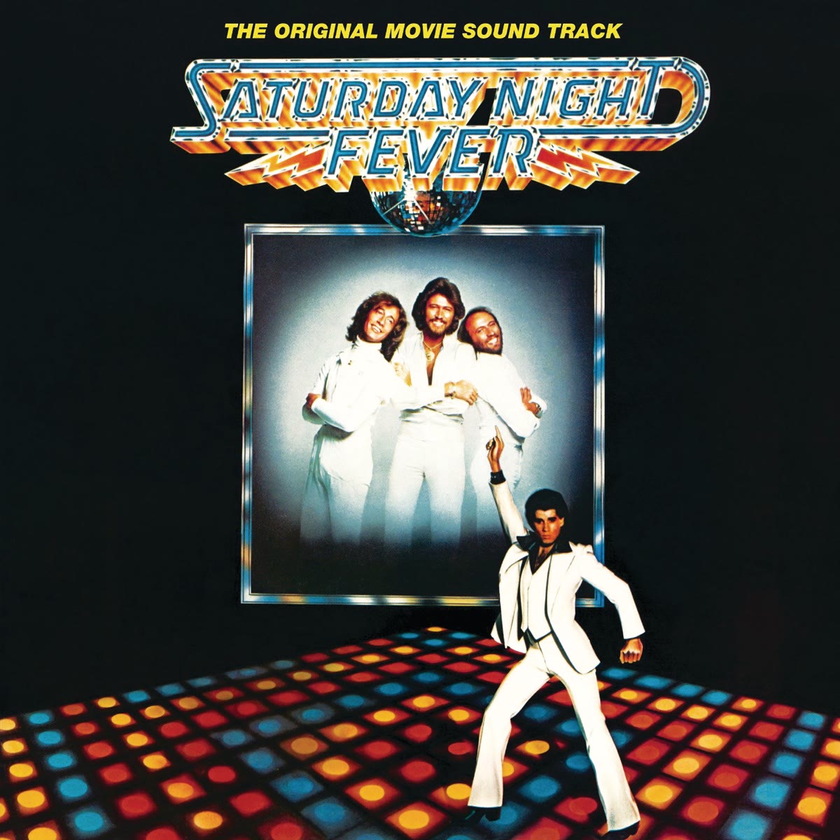 Saturday Night Fever, het dubbelalbum uit 1977 dat 24 weken lang bovenaan de Amerikaanse lijst stond.